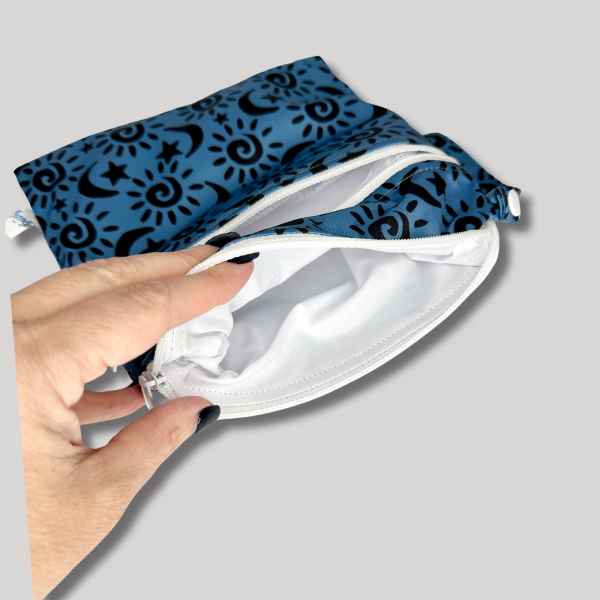 Luxury SMALL Double Zip Wet Bag | Wet Bathers Bag